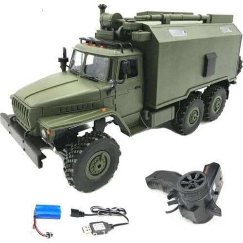 WPL B-36 Large 6 Wheel Drive Soviet RC car model off-road Remote Control Car 2.4G Army Cars Gift Kids RC Car Toys for Children