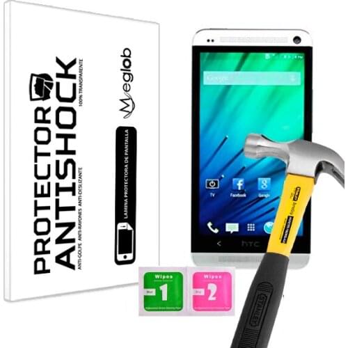 Protector de Pantalla Anti-Shock Anti-Golpe Anti-arañazos Compatible con HTC One