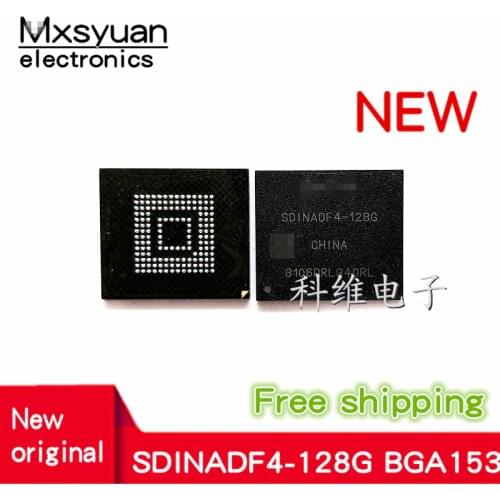 1PCS~10PCS/LOT SDINADF4-128G BGA153Ball EMMC5.1 EMMC128GB 128G Memory New original and Second-hand Soldered Balls Tested OK