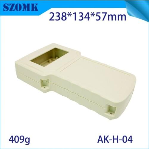 10pcs a lot handheld led junction box ABS housing plastic enclosure for electronic control box waterproof case 238*134*50mm