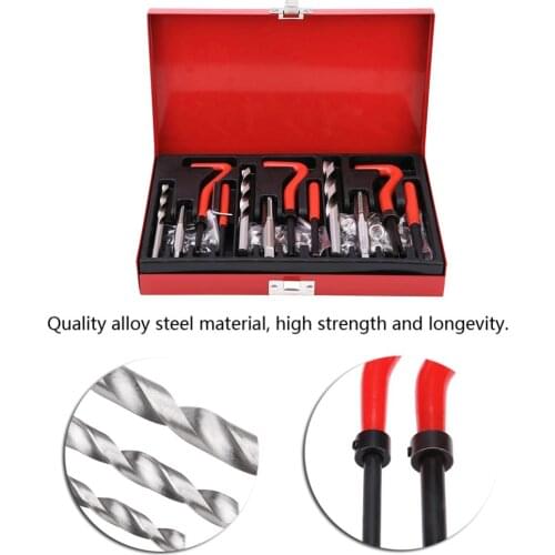 15/25/88pcs Thread Repair Tool Kit Drill Bit Installation Tool F-Best
