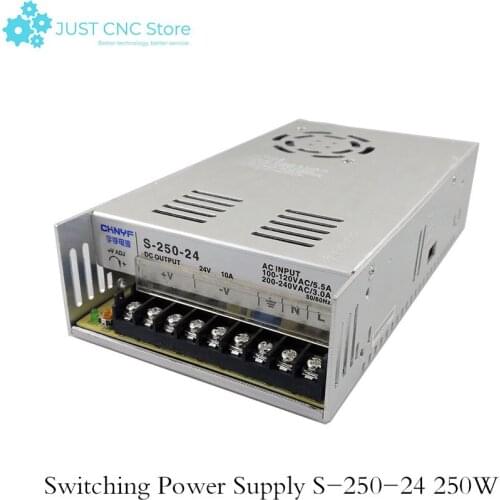 24V 10A AC/DC PSU Regulated Switching Power Supply S-250-24 250W