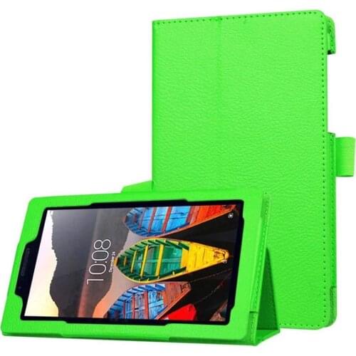 Case Cover For Lenovo Tab 3 7 Essential 710F 710 710I 7" Ultra Thin Litchi Stand PU Leather Protector shell Cover Tablets case