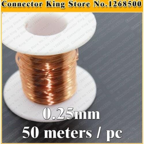ChengHaoRan 0.25mm *50m QA-1-155 Polyurethane enameled Wire Copper Wire enameled