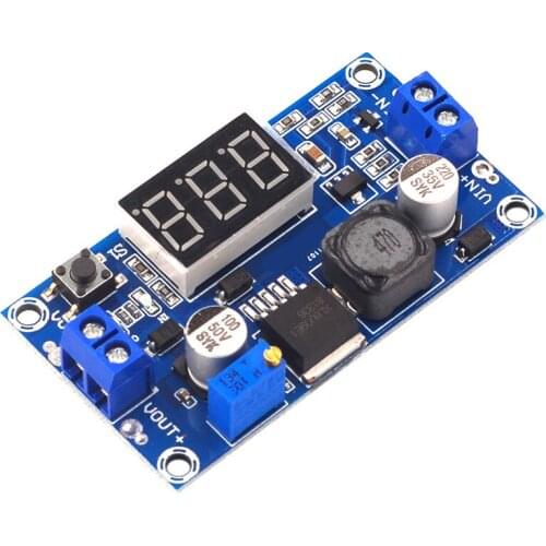 DC-DC XL6009 Digital Boost Step Up Power Supply Module Adjustable 4.5-32V to 5-52V Step-up Voltage Regulator With LED Voltmeter