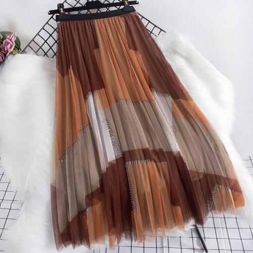 Conncozy Womens Autumn Skirts