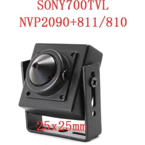 Color SONY CCD 700TVL Hi-res Mini cuadrado menú OSD cámara mini cámara de cajero automático Nextchip DSP