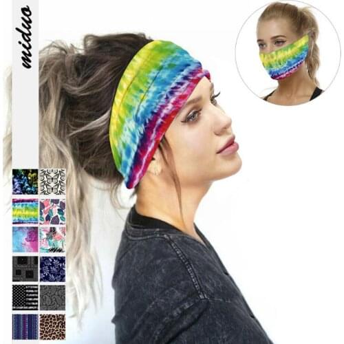 Stretchy Sports Headband Gym Yoga Runing Sweatband Head Hair Band Wide Unisex