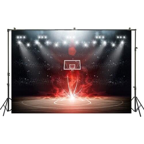 HUAYI Photography Backdrop Basketball Game Boys Photo Booth Background Birthday Stage Child Studio Customize Backdrops W-3449