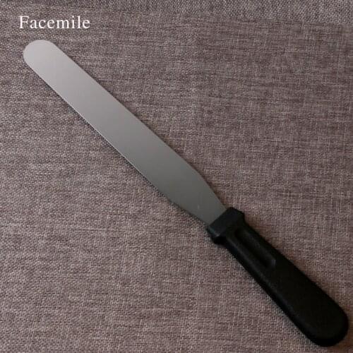 Hot Straight 33cm Stainless Steel Gift Decorating Tool Silver Blade Gift Pie Slicer Cutter Kitchen Gadget Cooking Tool 03022