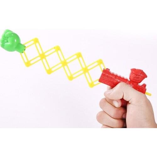 1 pc Cat Dog Toys Retractable Fist Shooter Trick Toy Gun Funny Kitten Puppy Interactive Toys Cat Teaser Toys random color