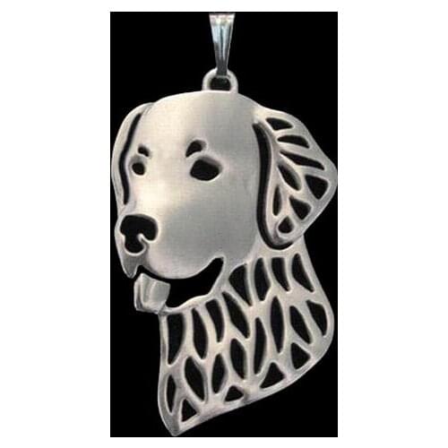 Fashion Hollow Golden Retriever Pendants Jewelry Accessory Alloy Dog Shaped Pendants