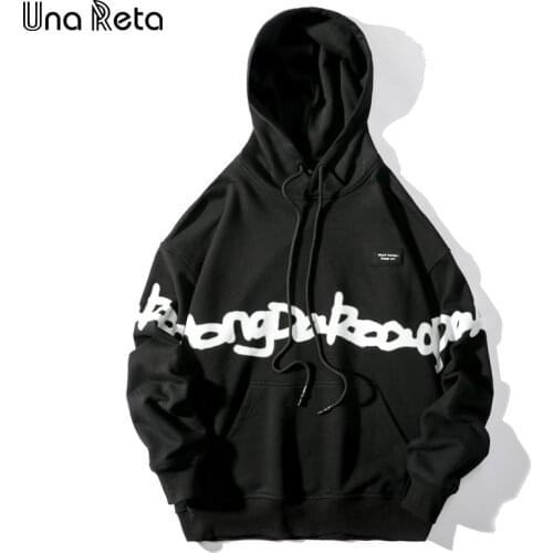 UnaReta Hoodie Men Autumn New Streetwear Men Clothing Pullover Man Hoodies Harajuku Print Oversized Skateboard Sweatshirt
