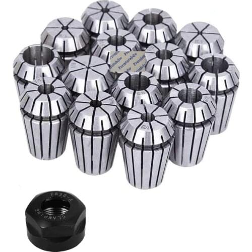 4Pcs/Lot ER20 Spring Collet Set for CNC Engraving Machine and Milling Lathe Tool Workholding Holder Clamp Nut Precision