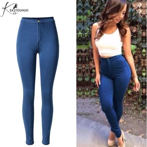 New 2020 Autumn Winter Skinny Elastic Boyfriend Jeans For Women Jeans Woman Slim Denim Jean Femme With High Waist Pantalon Femme