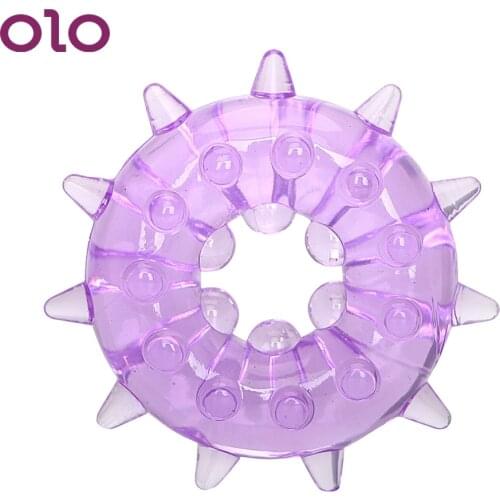 OLO Cock Ring Cheap Things Extender Silicone Penis Ring Male Erection Stretcher Delay Ejaculation Sex Toys for Men