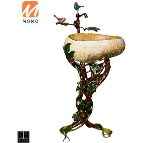 Free Standing Wash Basin Above Counter Bathroom Vessel Vanity Sink Art Basin Wash Basin