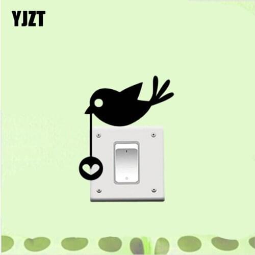 Full Of Love Bird Wall Decal Decor Artistic Animal Vinyl Switch Sticker 8SS-0169