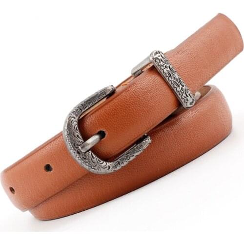 New Product Belt Female Retro Solid Color Wild Fashion Ladies Decorative Belt