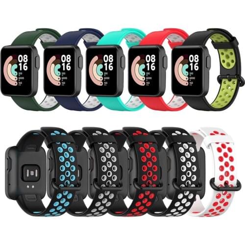 Replacement Sport Strap For XiaoMi Mi Watch Lite Strap Silicone Breathable Watchbands For Mi Watch Lite Watch Strap Bracelet