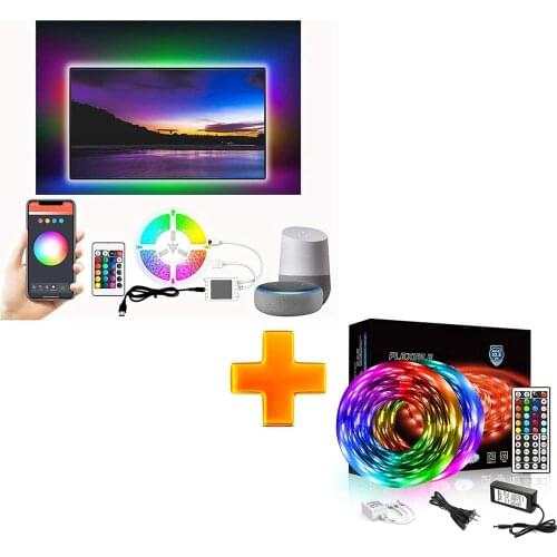 Led Strip Lights 32.8ft and 9.8ft Smart TV backlights