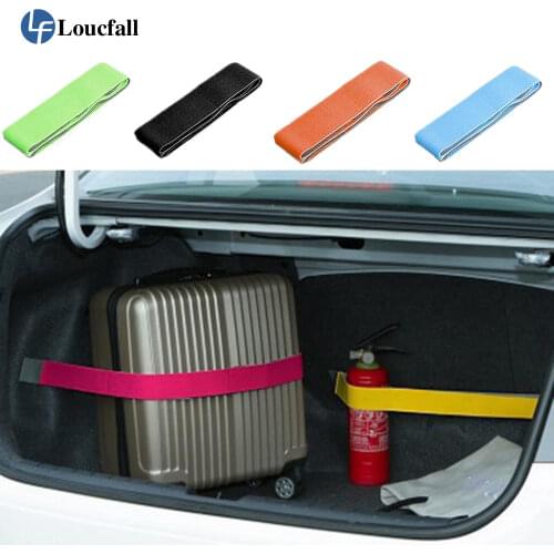 Universal Car Rear Trunk Organizer Elastic Strap Fixed Stowing Tidying Baggage Anti-drop Fixed Straps Auto Interior Accessories
