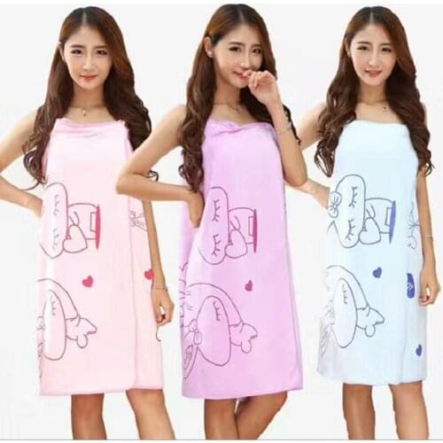 Womens quick-drying magic bath towel spa bathrobe laundry sexy wearable microfiber beach towel bath towel kitchen