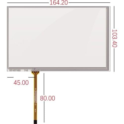 10pcs/lot New 7.1 inch touch screen at070tn83v. 1 AT070TN84 st-07102 164*103 MM