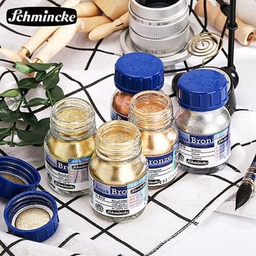 20ml German Metal Color Powdery Watercolor Paint Powder Bronze Gold Silver Metal Powder Pearl Powder Acrylic Paint