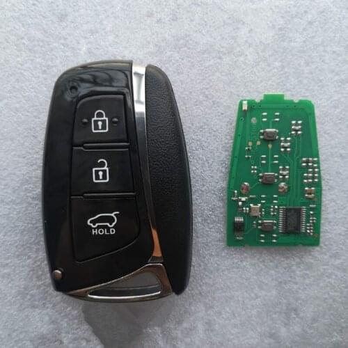 3 Buttons Car Keyless Remote Key 433MHz with ID46 Chip for HYUNDAI IX45 Genesis Santa Fe Equus Azera Tucson Smart Remote Key