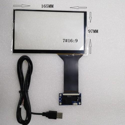 7-inch capacitive touch screen 165X97 for Raspberry Pi Android windows system USB interface plug and play free drive