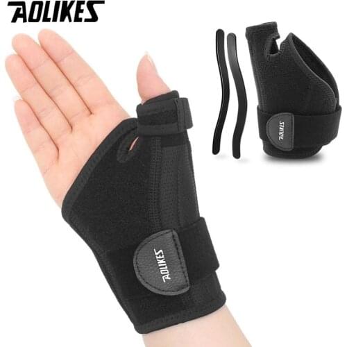 AOLIKES 1PCS Thumb Splint with Wrist Support Brace-Thumb Brace for Carpal Tunnel Pain Relief,Thumb Spica Splint Stabilizer
