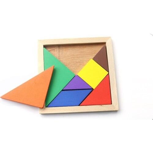 Wooden Puzzles Toys Jigsaw Board Geometric Shape Child Educational Toy Brain Teaser Non Toxic Wood Children Kids Gift Present
