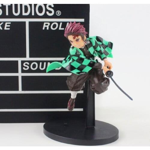 18cm Demon Slayer Kimetsu no Yaiba Kamado Tanjirou Battle Figurine PVC Model Figure Toys Decoration Dolls