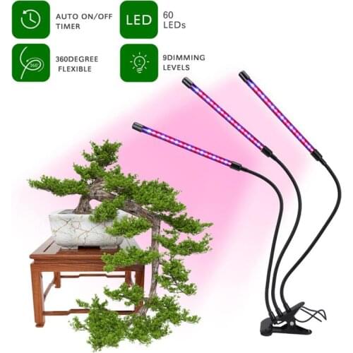 Phytolamp For Plants LED Grow Light Plant Growing Lamp Indoor Grow Box Clip Lamp Greenhouse Tent SB Full Spectrum Control Plant