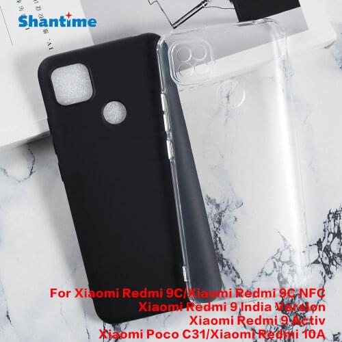 For Xiaomi Redmi 9C Gel Pudding Silicone Phone Protective Back Shell For Xiaomi Redmi 9C NFC Redmi 9 India Version Soft TPU Case