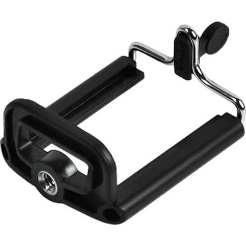 Hot Shoe Metal Gimbal & Mobile Phone Clip 1/4 Screw Interface Universal U Type Hot Shoe Ptz Mobile Phone Holder Bracket