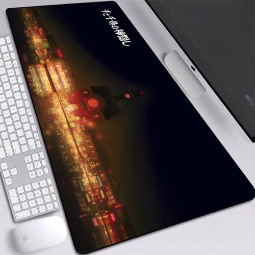 Anime Spirited Away Mouse Pad Large Desktop Good View Pads Natural Rubber Mouse-pad Non-slip Gaming Play Mat 90x40/80x40/70x40cm