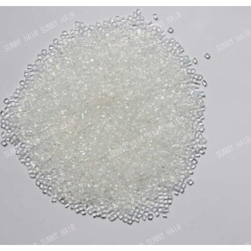 High quality Italy keratin glue 400gram per bag white color of keratin human hair extension