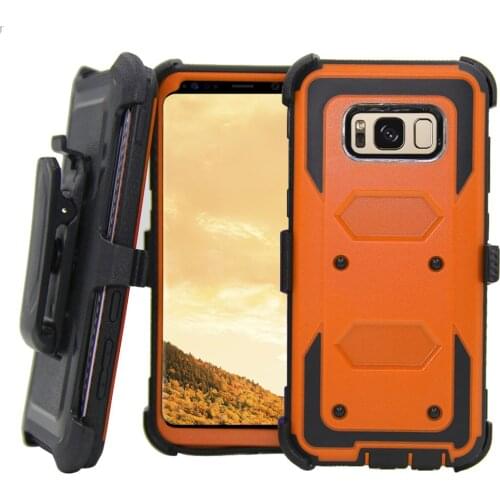 For Samsung Galaxy S8 Case Cover Heavy Duty Hybrid Shockproof Rugged Case Belt Clip Holster Cover For Samsung Galaxy S8 Plus