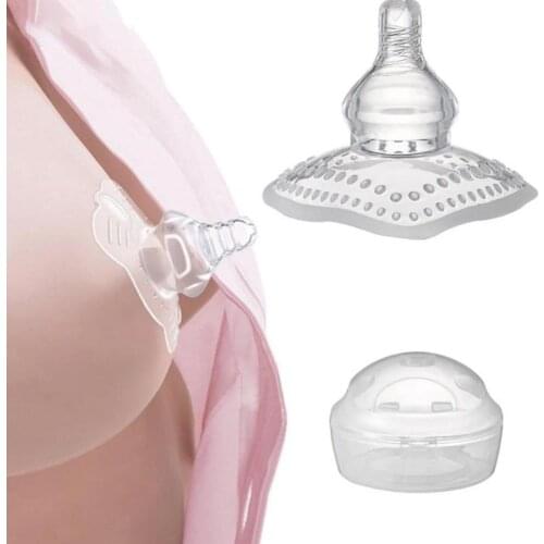 Silicone Nipple Protectors Feeding Mothers Nipple Shields Protector Nipple-Type Silicone Durable Nursing Breast Pump Accessory