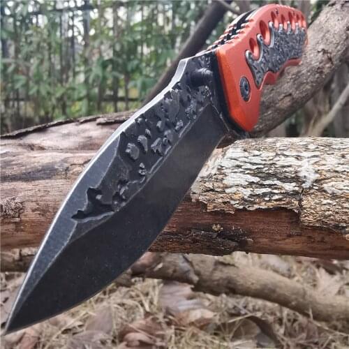 Folding Knife 8CR13MOV Blade Flipper Tactical Pocket Knives EDC Tools Good for Hunting Camping Survival Outdoor Everyday Carry