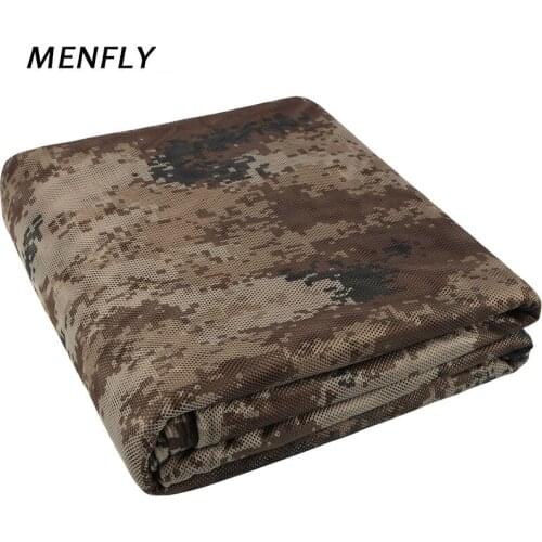 MENFLY Training Desert Digital Camouflage Net Mesh Cloth 300D Bird Watching Car Decoration Cotton Material Isolation Drapery