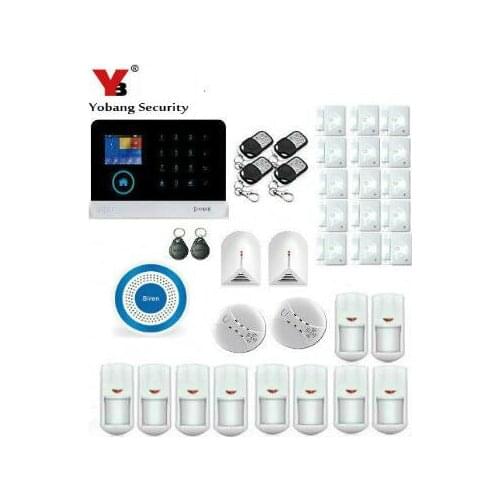 Yobang Security French/Spanish WiFi Alarm System Home GSM GPRS Burglar Alarm IOS Android APP Control Security Alarm System