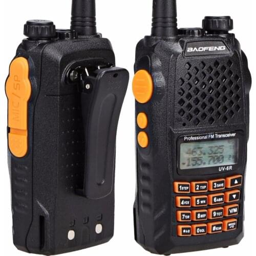 1 Pair Baofeng UV-6R Ham Transceiver VHF/UHF Dual-Dand Two Way Radio VOX voice transmission Radio Wireless interphone