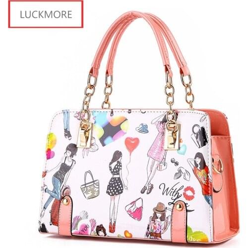 2016 Fashion Brand Design Women Tote Handbag Shoulder Bag PU Leather Lady Handbag Shoulder Messenger Bag Cross Body Women Bag