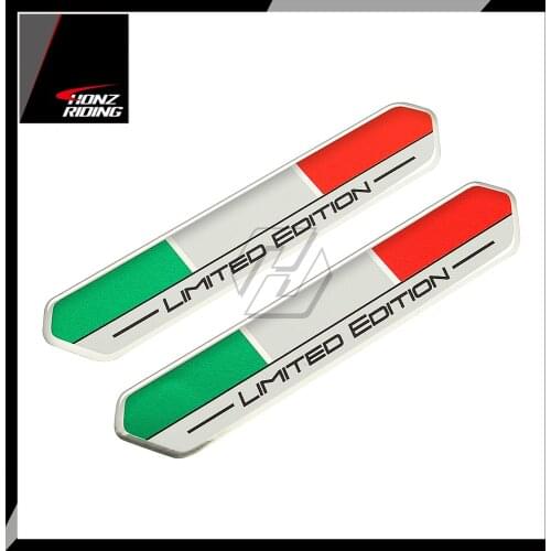3D Italy Flag Limited Edition Sticker Motorcycle Tank Decal Car Styling Sticker