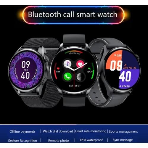 Bluetooth call watch offline payment camera information reminder blood pressure heart rate monitoring pedometer smart watch for