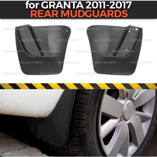 Mudguards for Lada Granta 2011-2017 on rear wheels trim accessories mud flaps broad splash guards mud car styling tuning