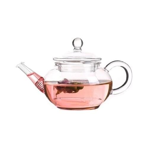 Tea Kettle Directly Boiled Tea With Mouth Tea Set 250ml Glass Teapot Spout Hanger Teapot